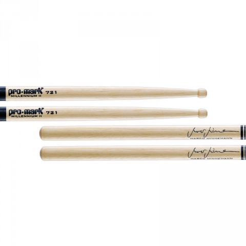 ProMark Hickory 721 Marco Minnemann Wood Tip drumstick